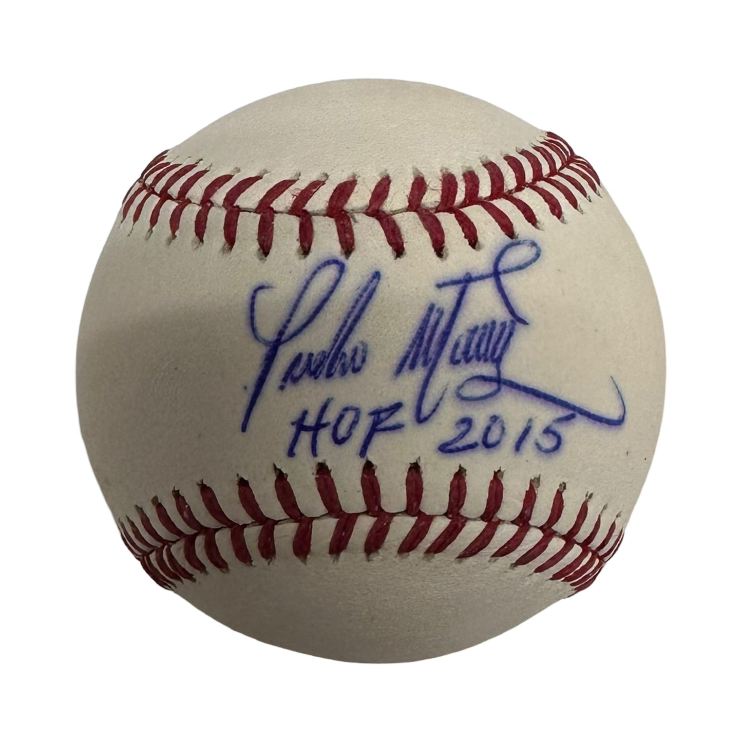 Pedro Martinez Autographed OMLB "HOF 2015" Inscription Beckett