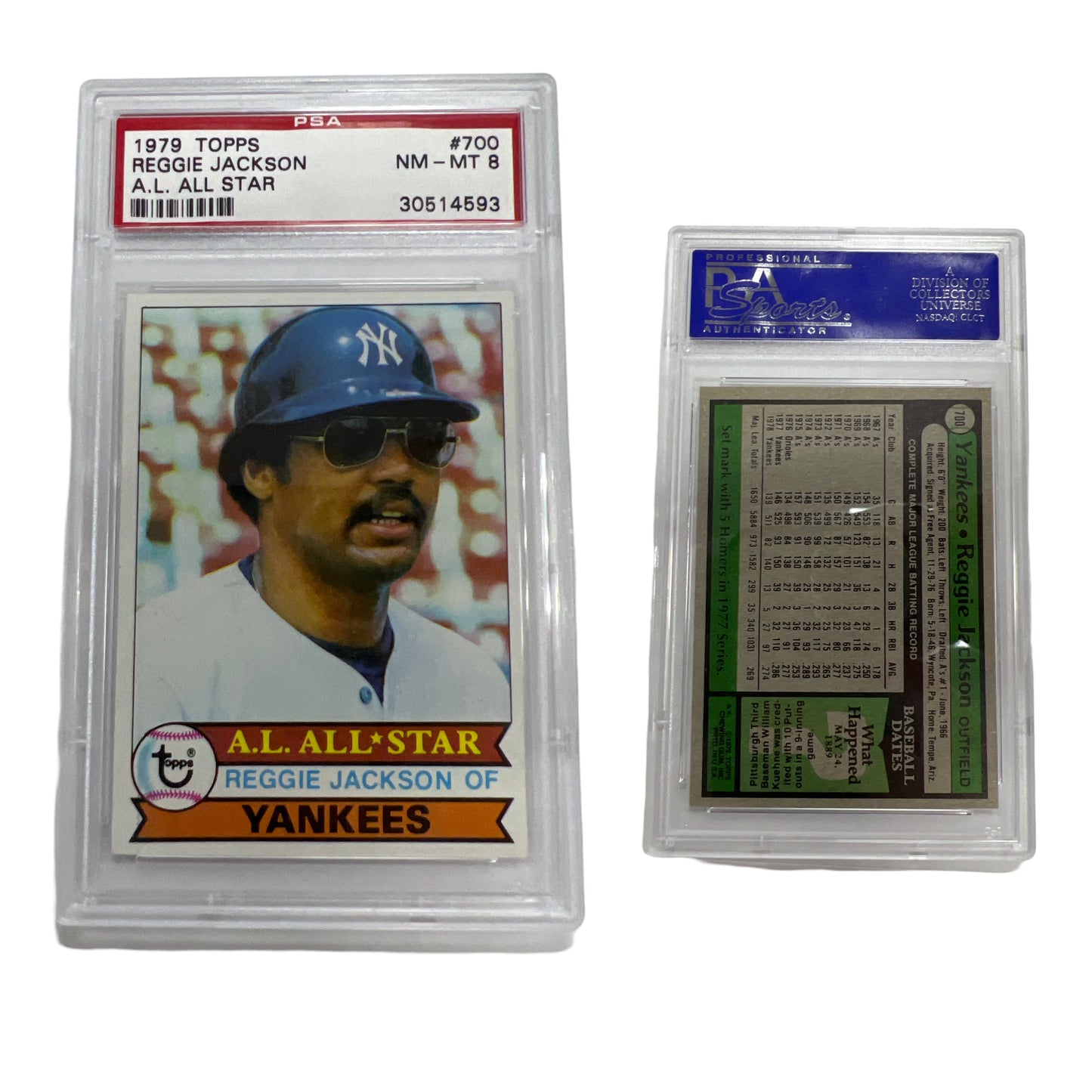 1979 Reggie Jackson Topps A.L. All Star #700 PSA NM-MT 8