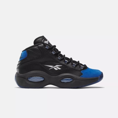 Reebok Question Mid Unisex Black and Blue - US Size 11