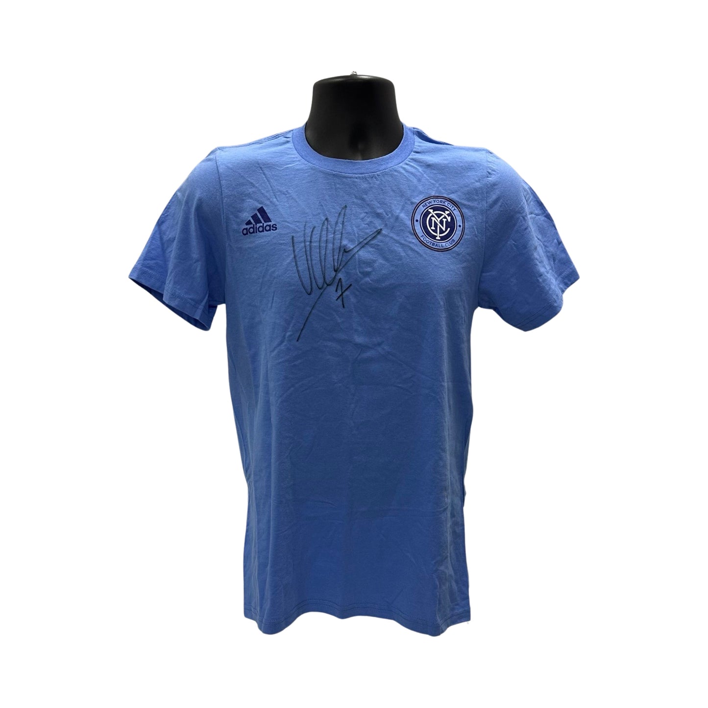 David Villa Autographed New York City FC T-Shirt Beckett
