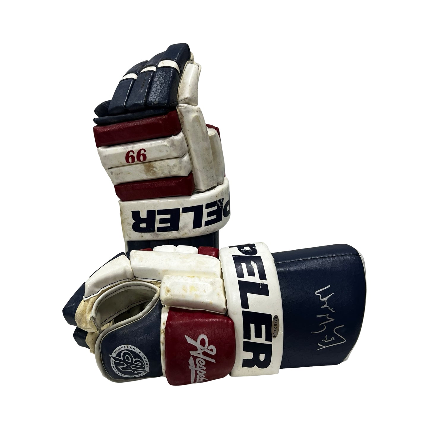 Wayne Gretzky Autographed Game Model Gloves Upper Deck