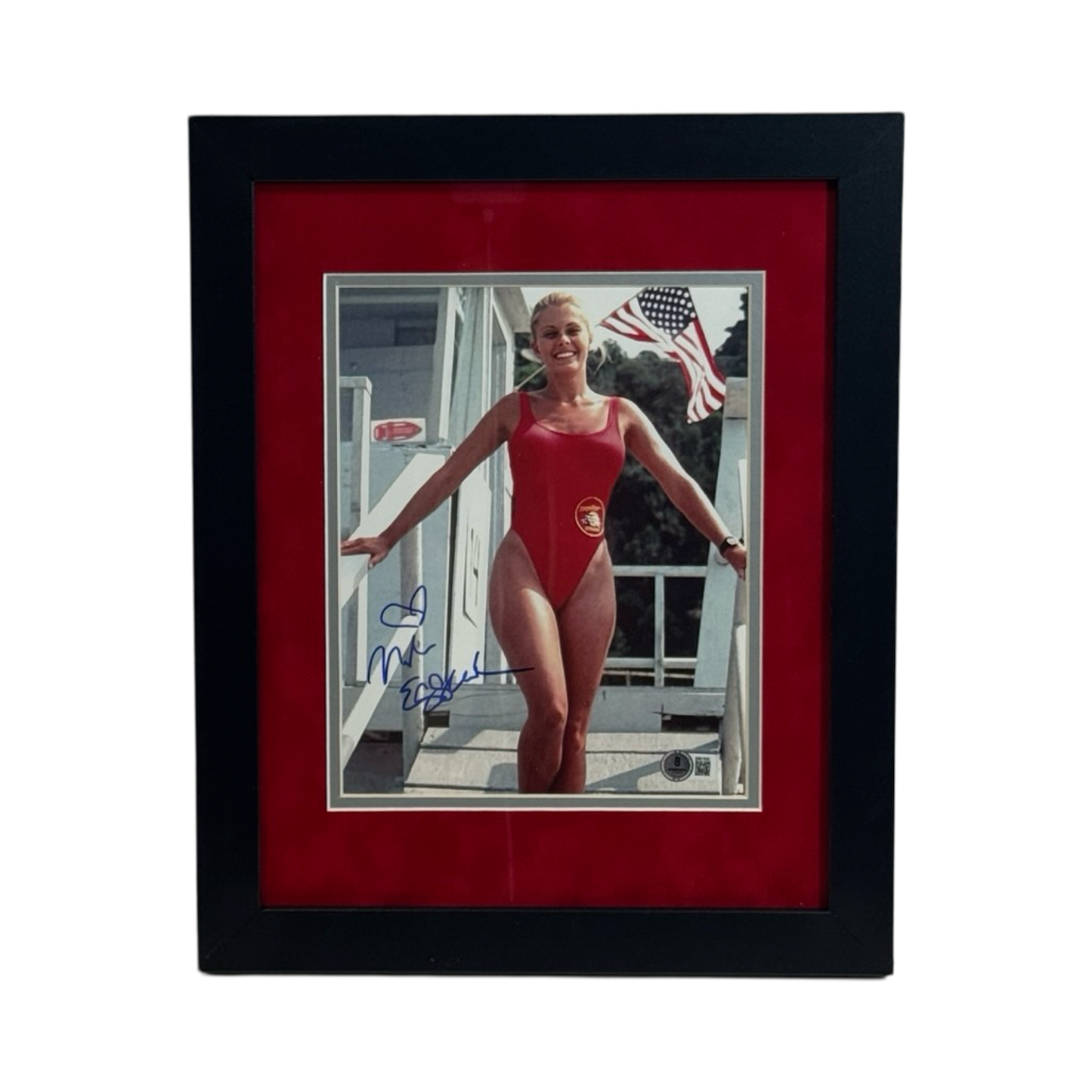 Nicole Eggert Autographed Baywatch Framed 8x10 Beckett
