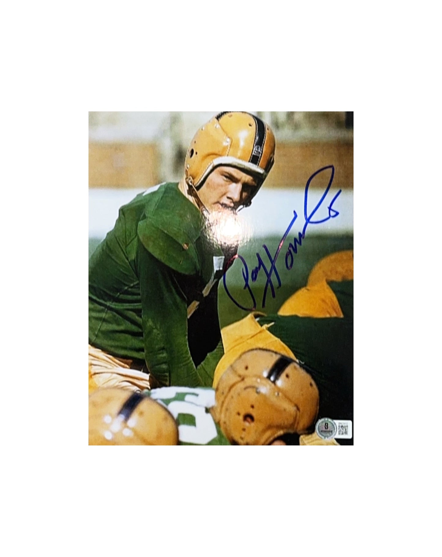 Paul Hornung Autographed Notre Dame Fighting Irish 8x10 Beckett