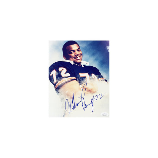 William Perry Autographed Chicago Bears Arms Crossed 8x10 JSA