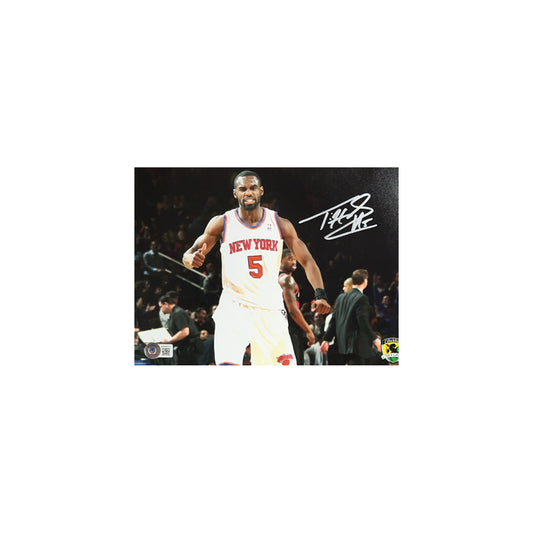 Tim Hardaway Jr. Autographed New York Knicks 8x10 Beckett