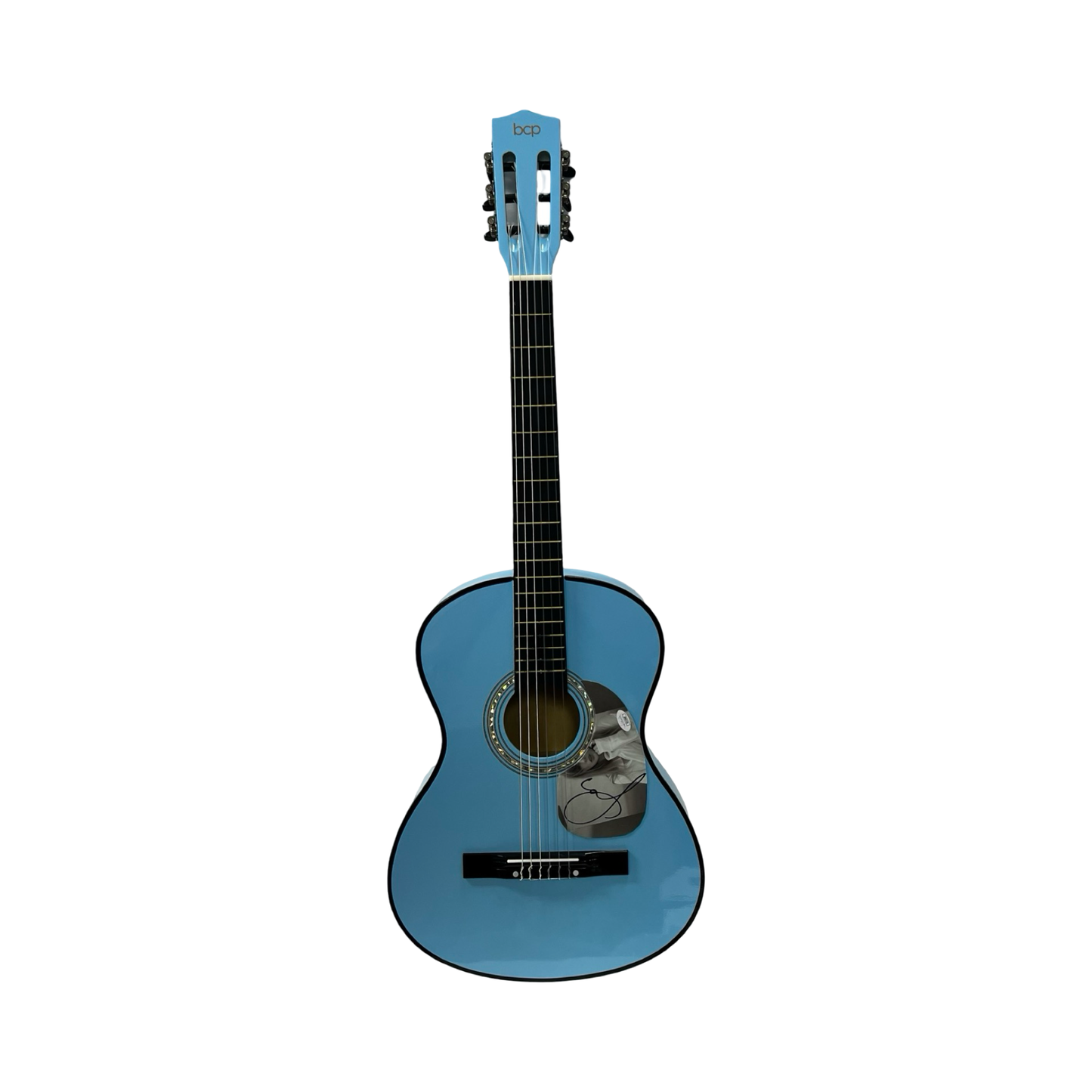 Taylor Swift Autographed Baby Blue Guitar JSA