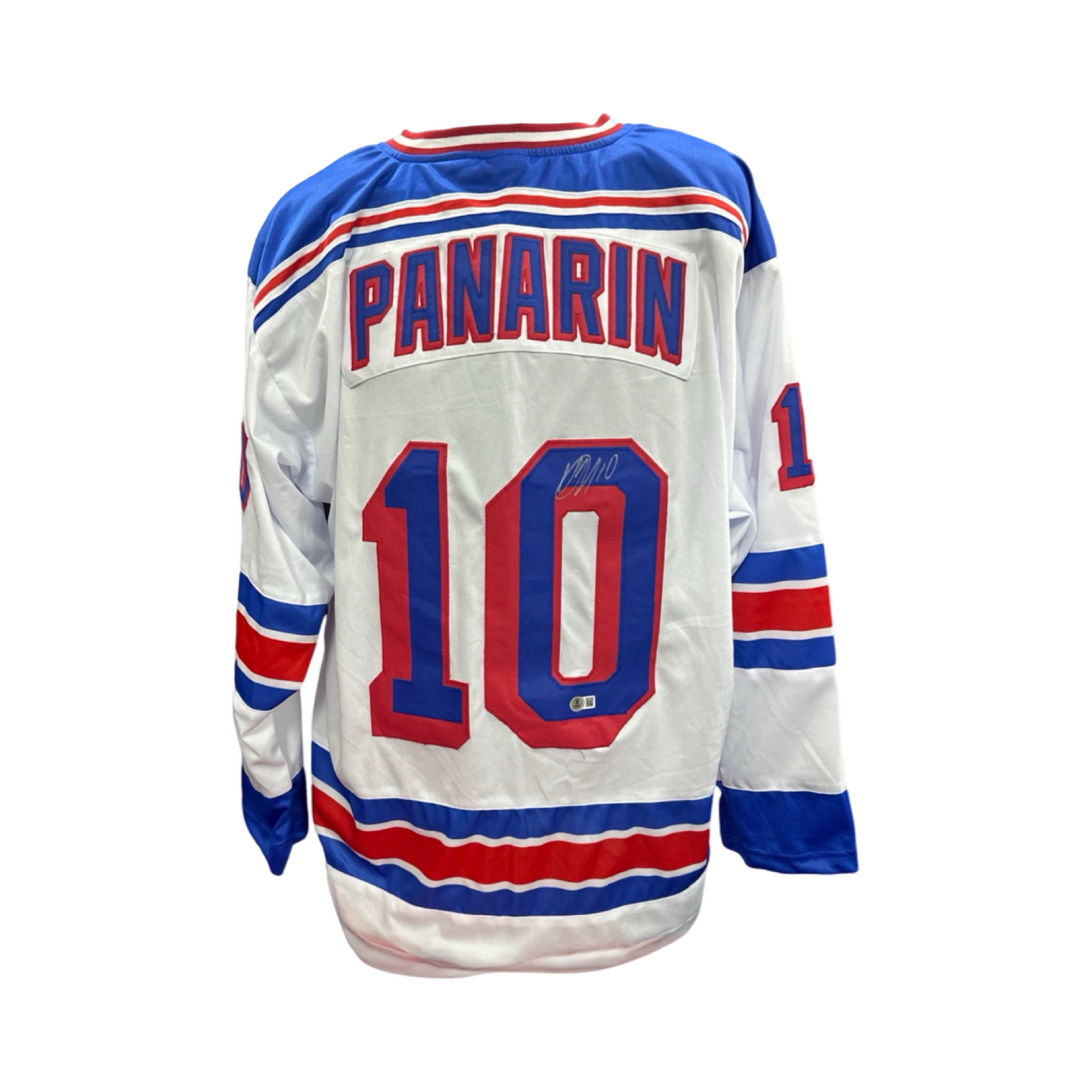 Artemi Panarin Autographed New York Rangers White Jersey Beckett