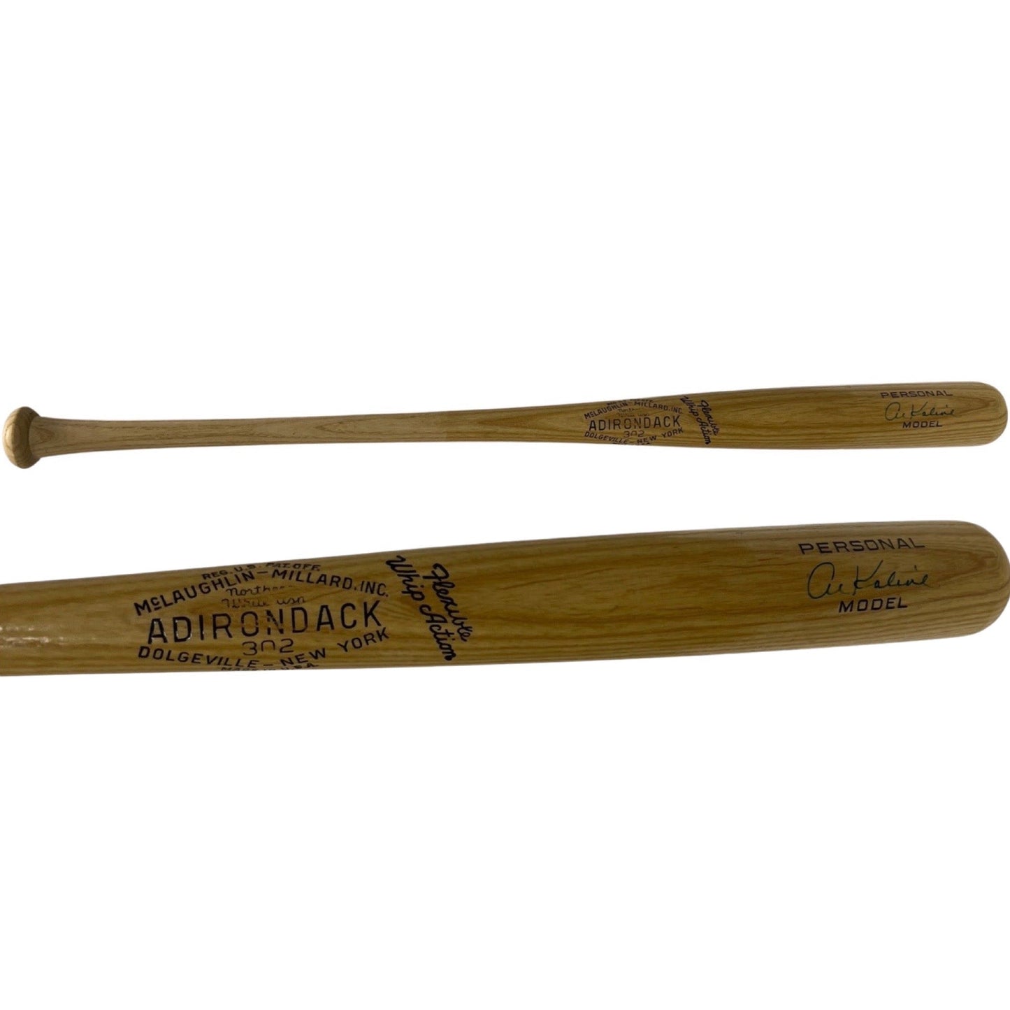 Al Kaline Autographed Adirondack Personal Model Bat Beckett