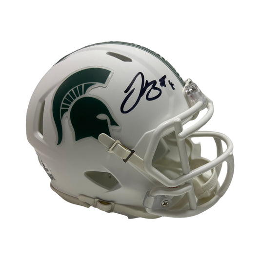 Le'Veon Bell Autographed Michigan State Lunar Eclipse Mini Helmet Beckett