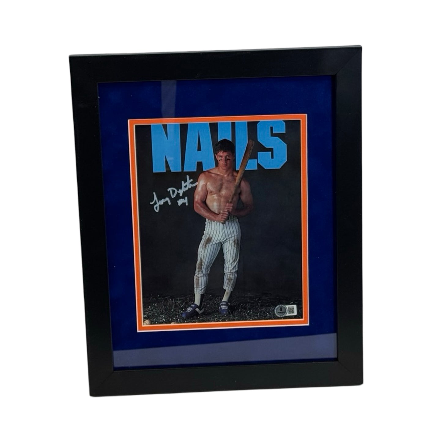 Lenny Dykstra Autographed Nails Framed 8x10 Beckett