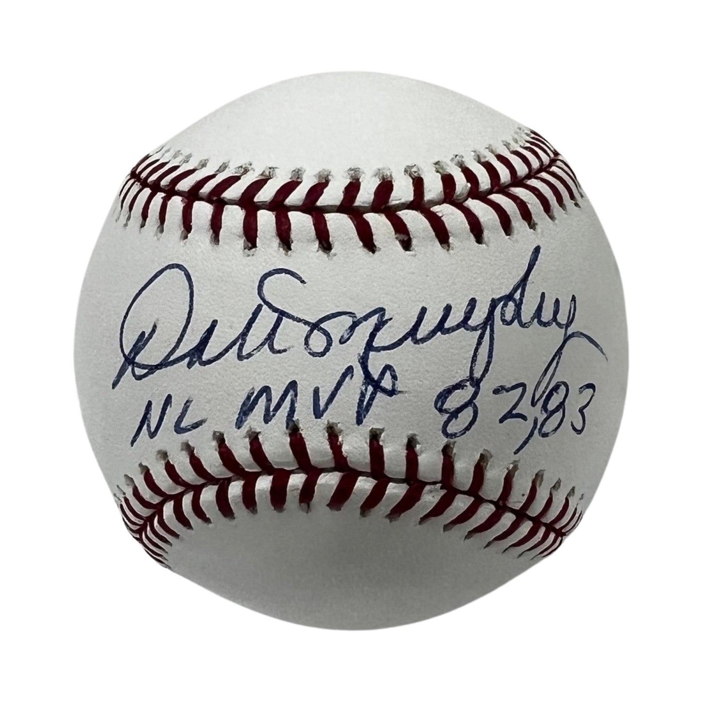 Dale Murphy Autographed OMLB "NL MVP" 82, 83" Inscription Steiner