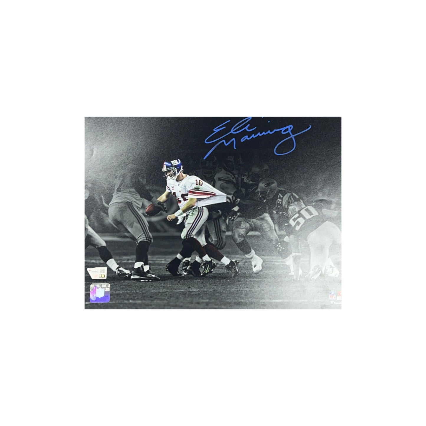 Eli Manning Autographed New York Giants Great Escape 11x14 Fanatics
