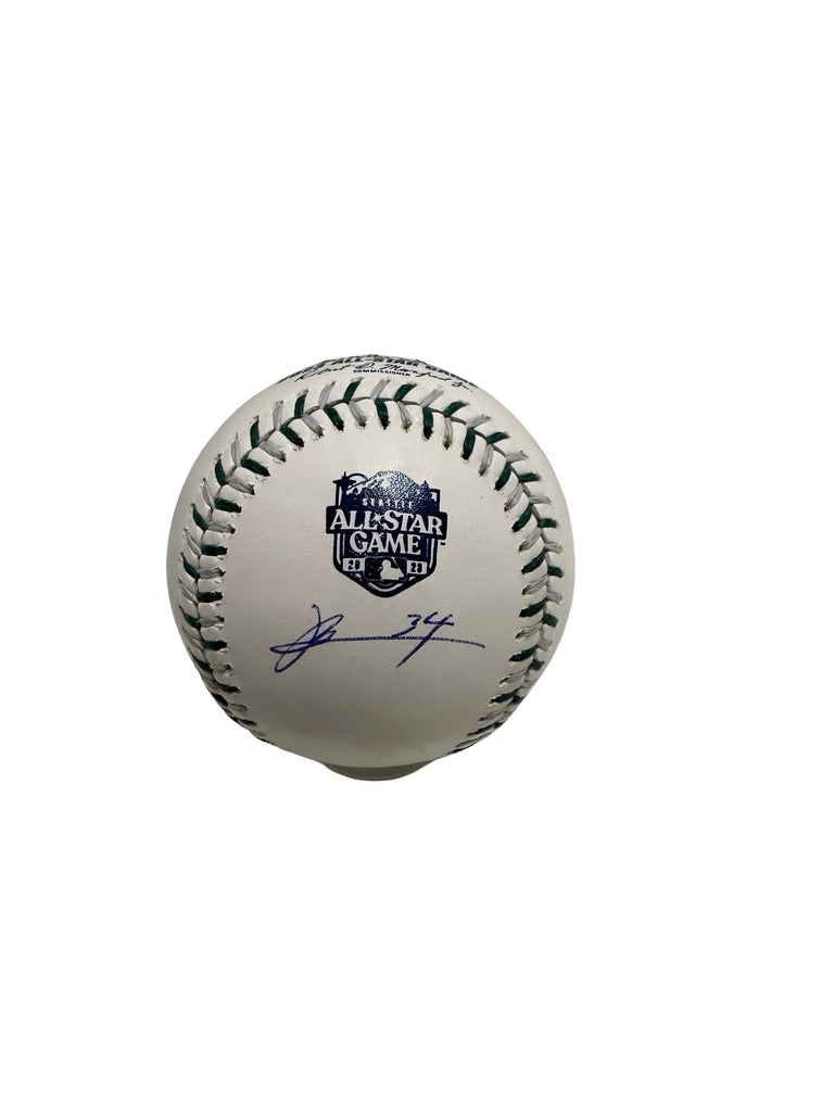 Kodai Senga Autographed New York Mets All Star Game 2023 Baseball JSA