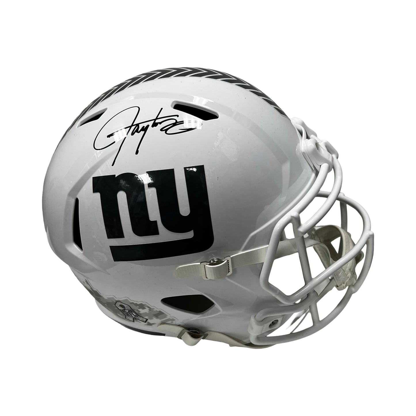 Lawrence Taylor Autographed New York Giants White Salute To Service Replica Helmet