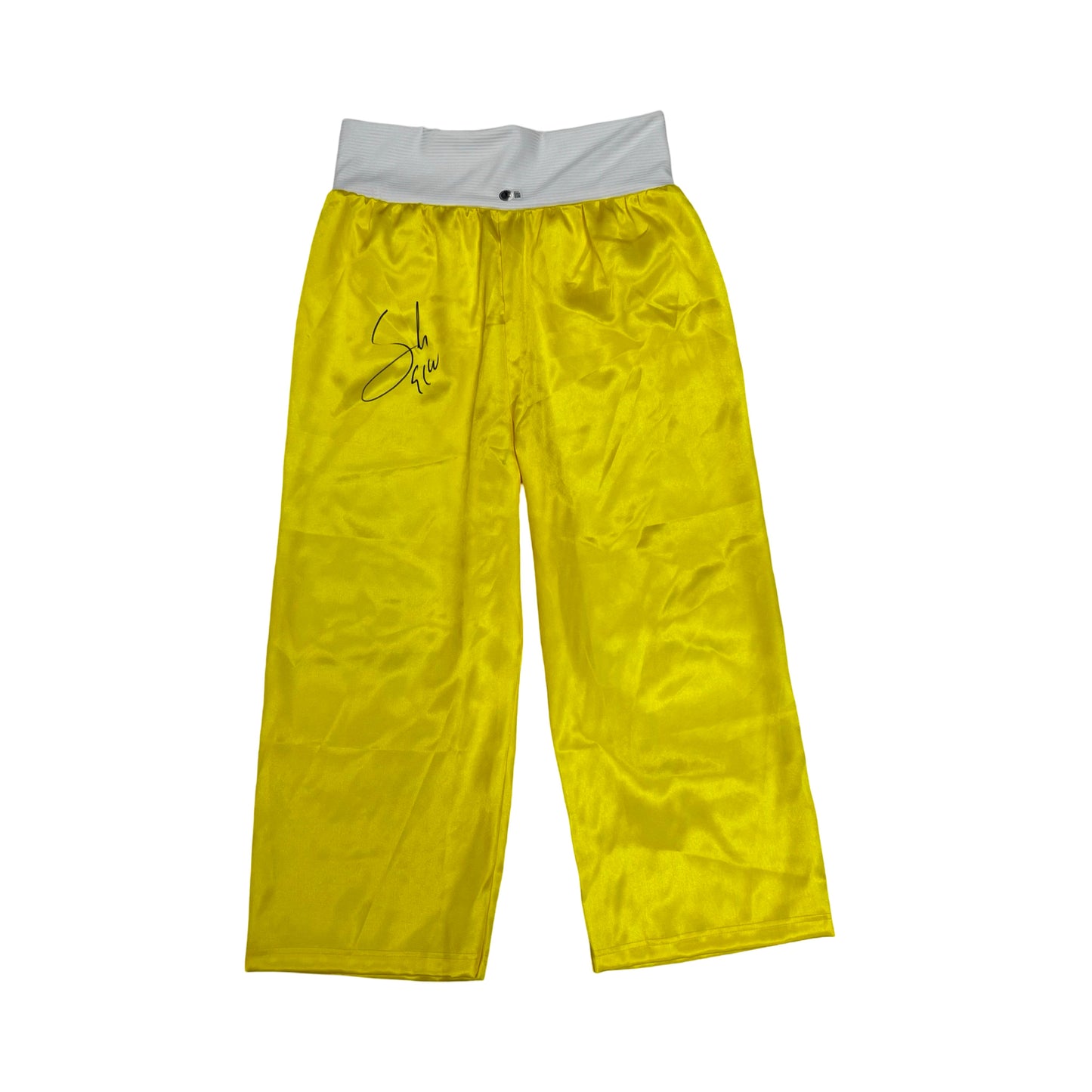 Sabu Autographed WWE ECW Yellow Wrestling Pants Beckett