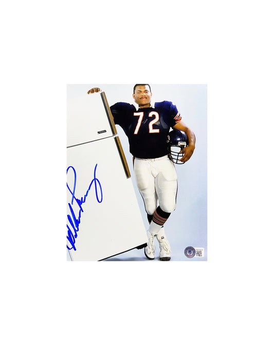 William Perry Autographed Chicago Bears 8x10 Beckett
