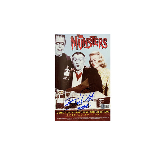 Butch Patrick Autographed The Munsters 1997 Comic Con Program "Eddie" Inscription Beckett