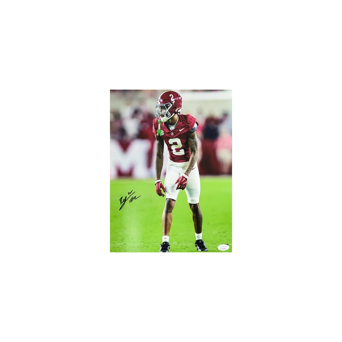 Ryan Williams Autographed Alabama Crimson Pre-Snap 8x10 JSA