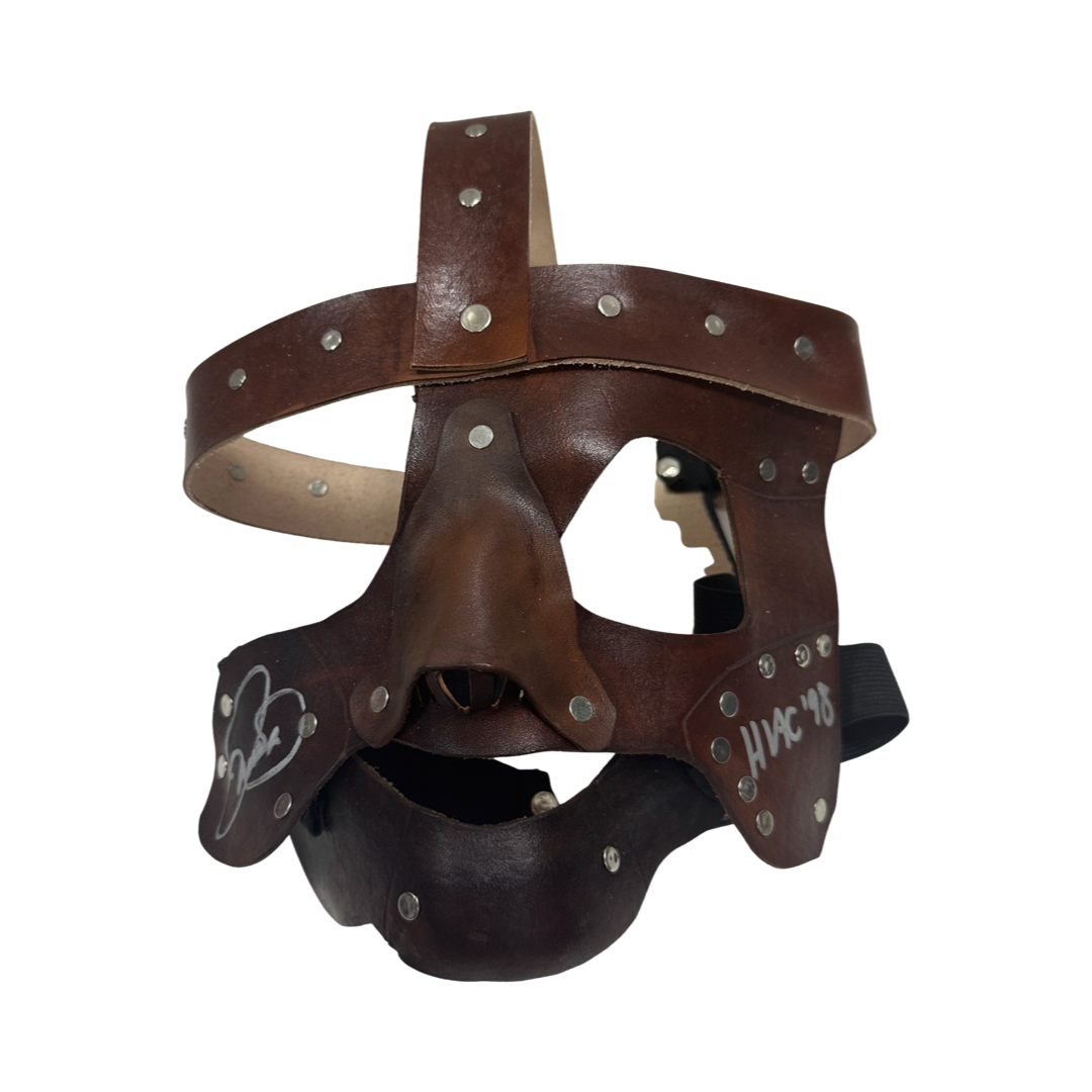 Mick Foley Mankind WWE Autographed Mask "HIAC 98" Inscription