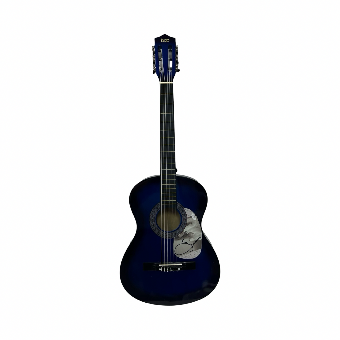 Taylor Swift Autographed Blue Burst Guitar JSA