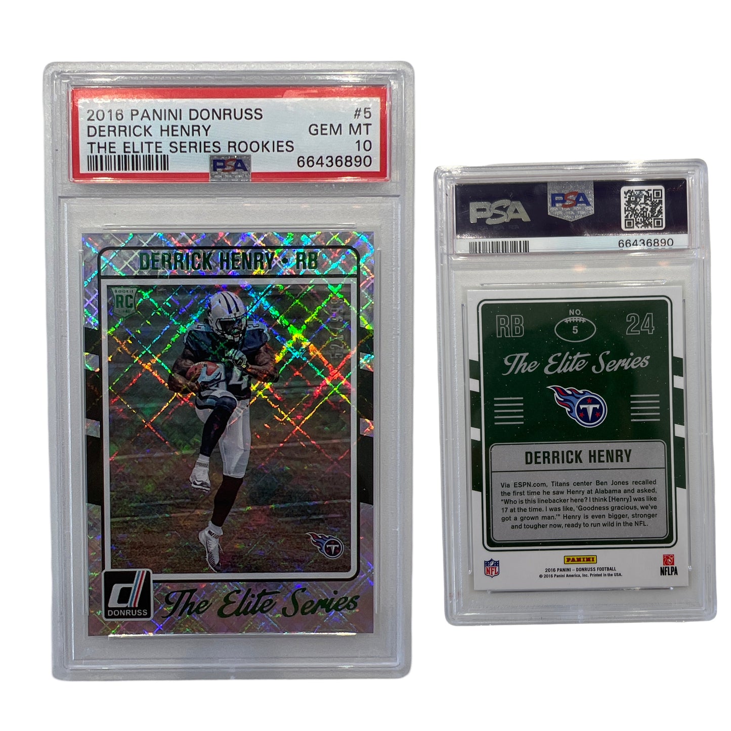 2016 Derrick Henry Panini Donruss The Elite Series Rookies #5 PSA GEM MT 10