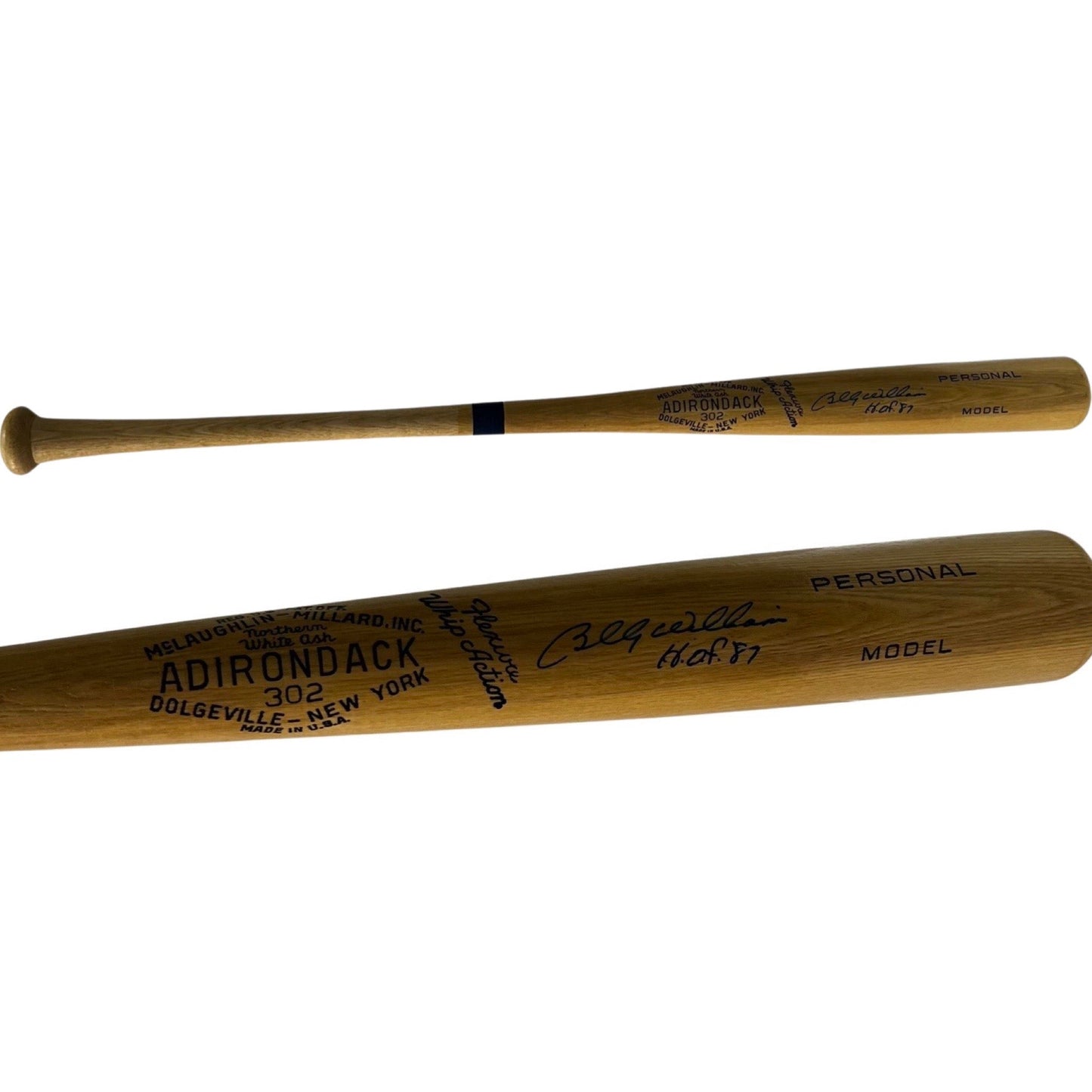 Billy Williams Autographed Adirondack Game Model Bat "HOF 87" Inscription JSA