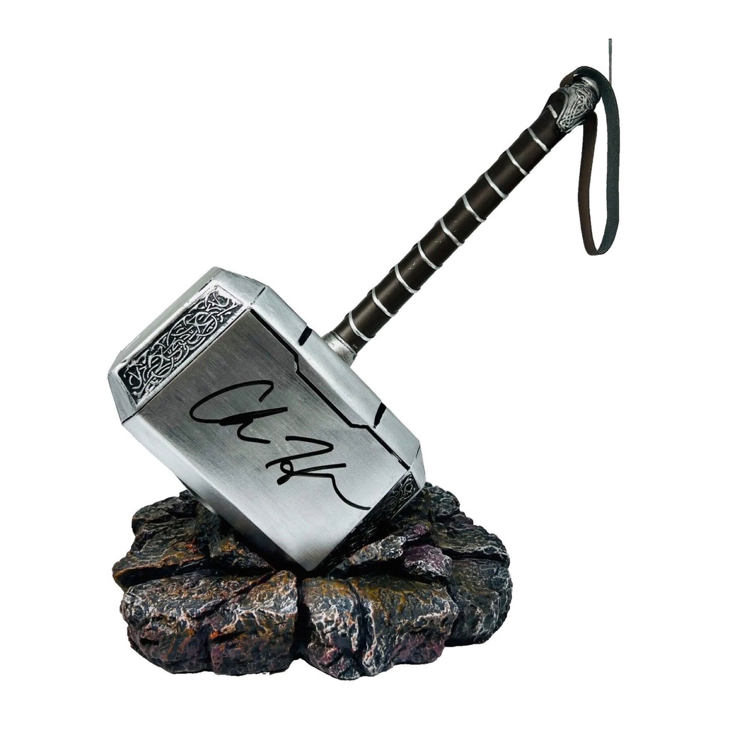 Chris Hemsworth Autographed Thor Hammer Beckett