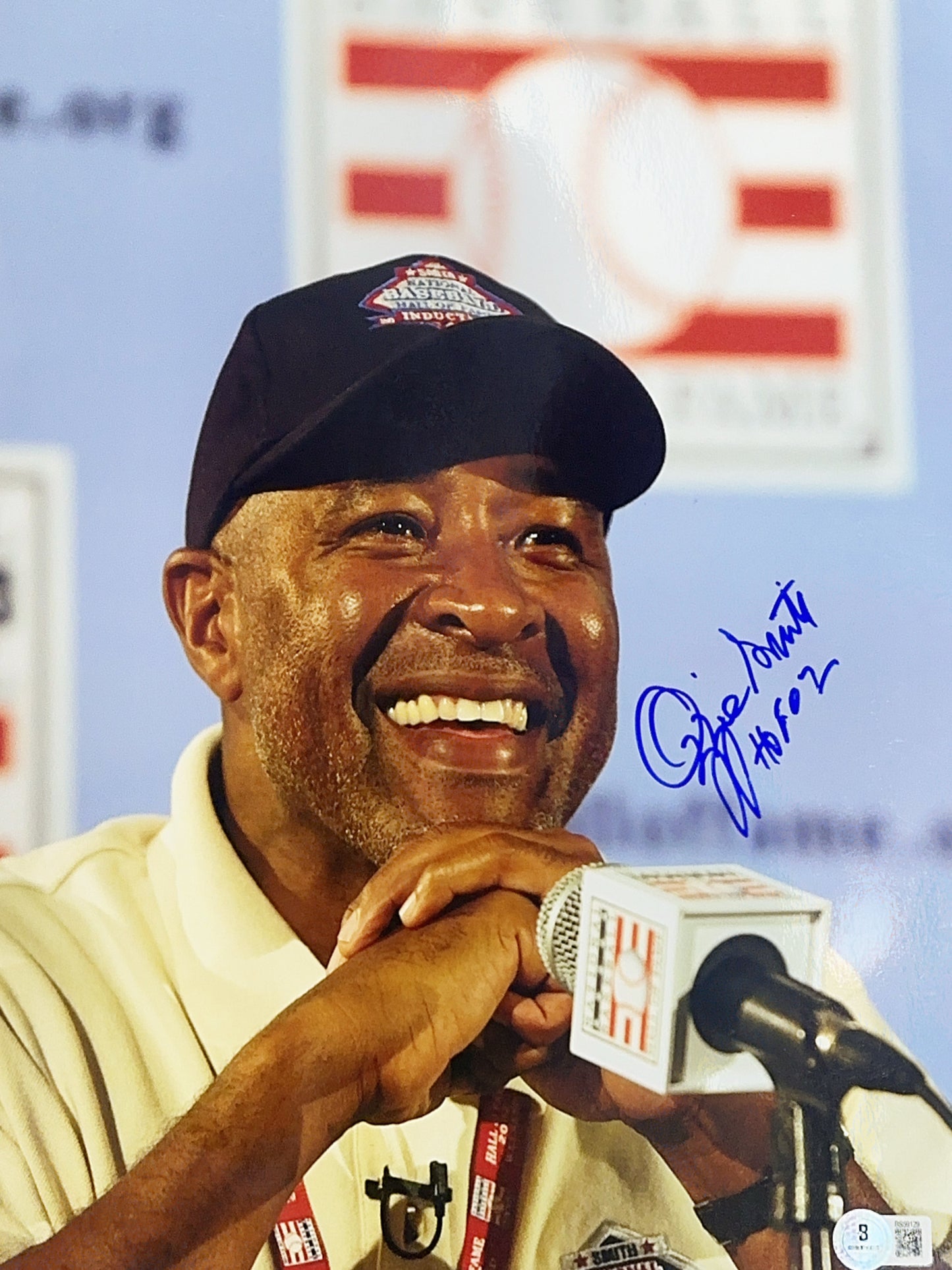 Ozzie Smith Autographed St. Louis Cardinals "HOF 02" Inscribed Speech 11x14 Beckett BAS