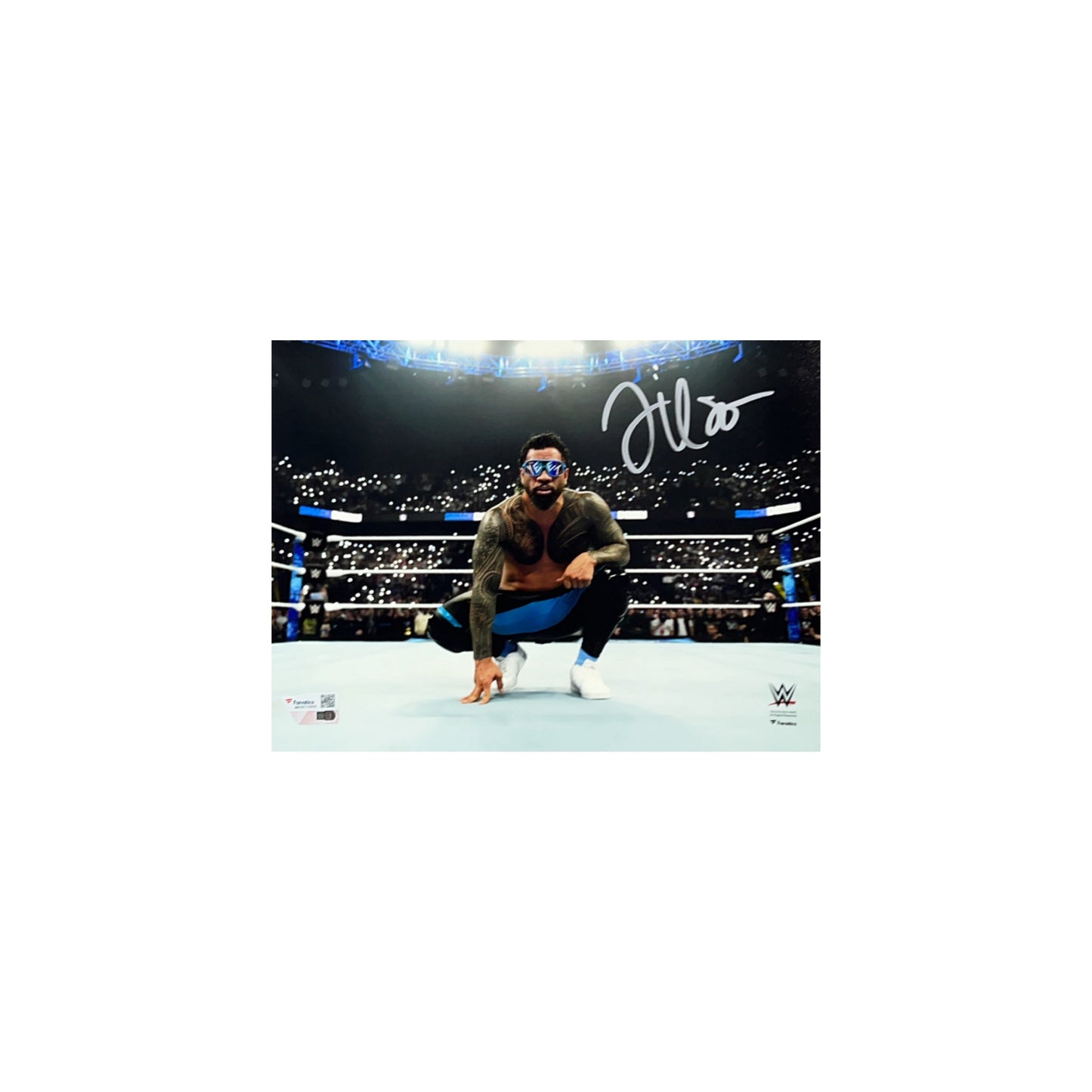 Jey Uso Autographed WWE 8x10 Fanatics