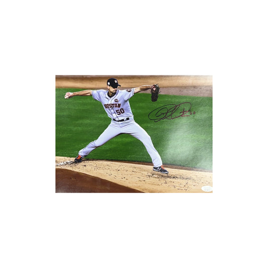 Charlie Morton Autographed Houston Astros 11x14 JSA