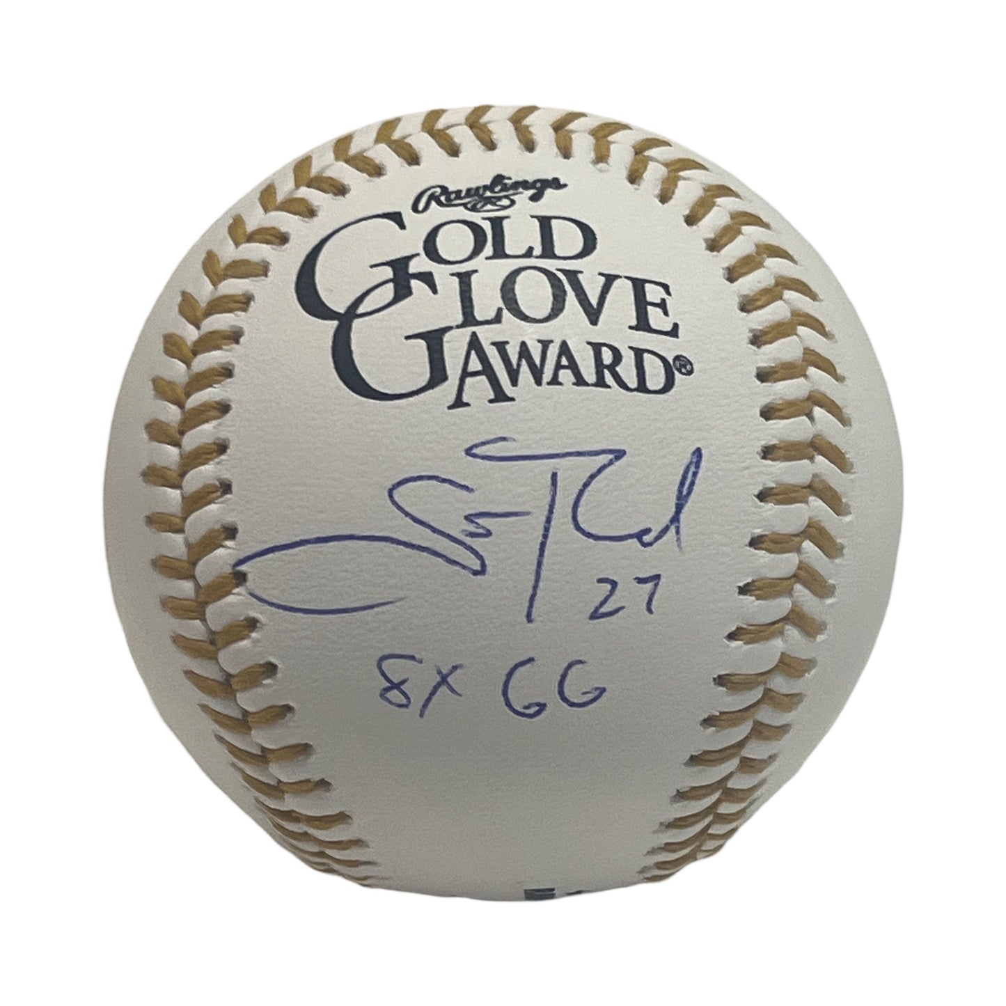 Scott Rolen Autographed St. Louis Cardinals Gold Glove Logo Ball "8x GG" Inscription JSA