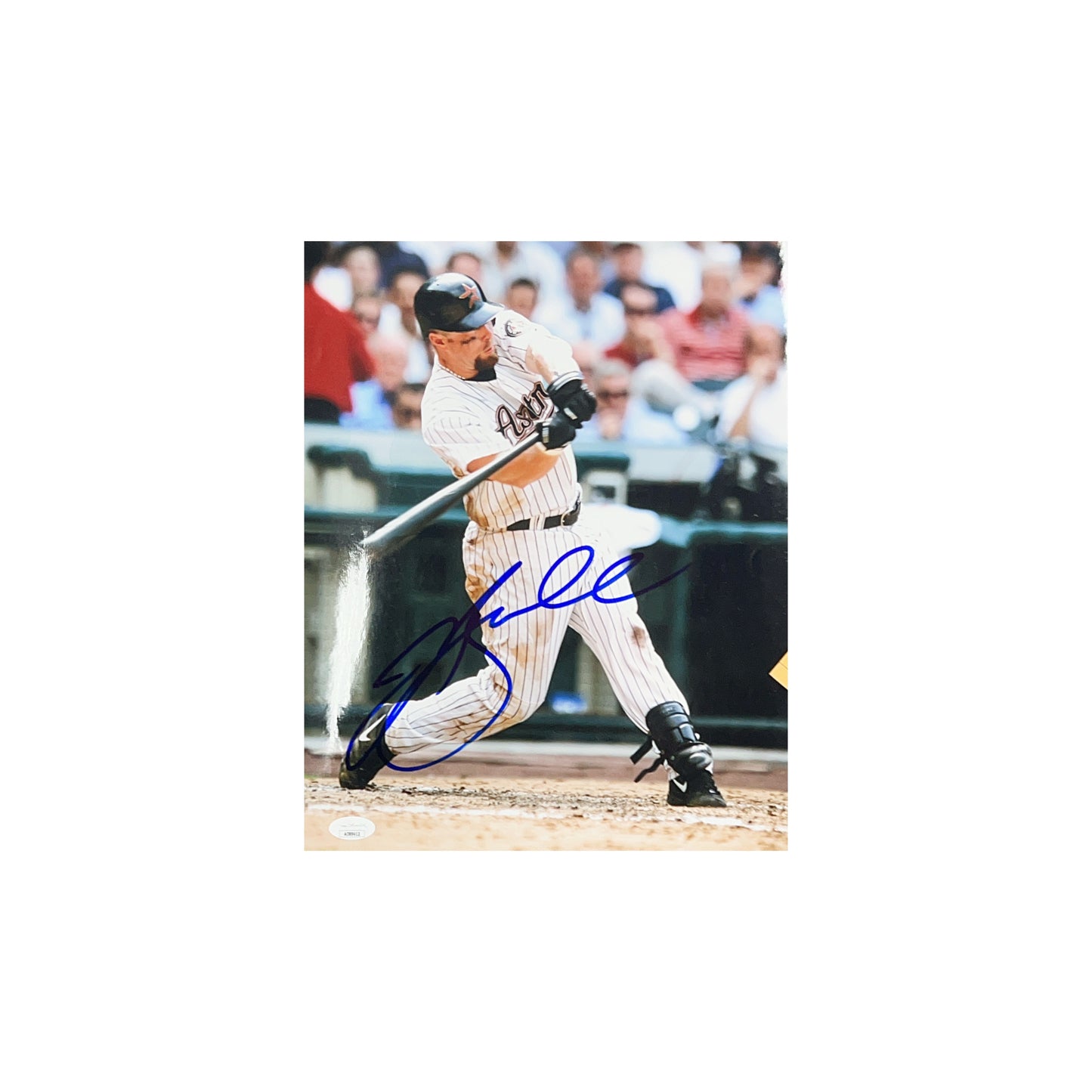 Jeff Bagwell Autographed Houston Astros Swing 11x14 JSA