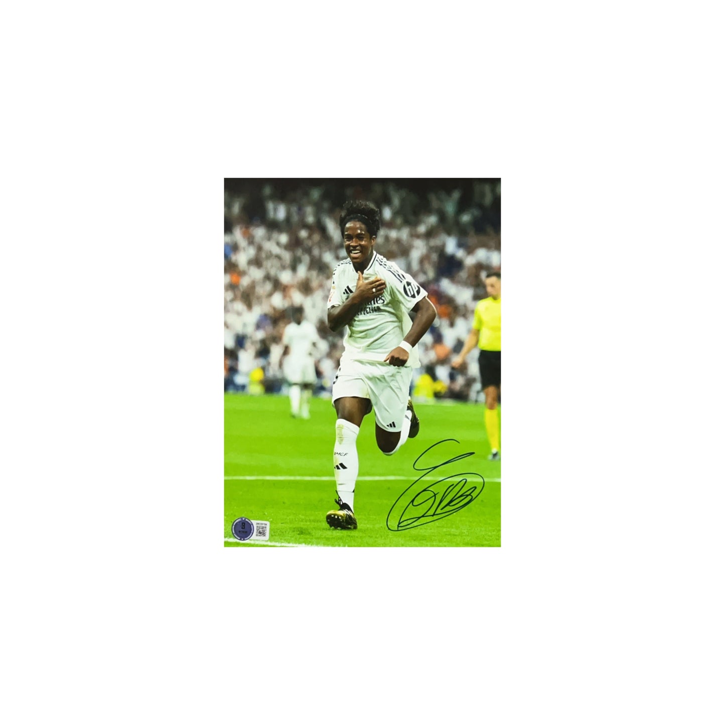 Endrick Moreira Autographed Real Madrid 8x10 Beckett