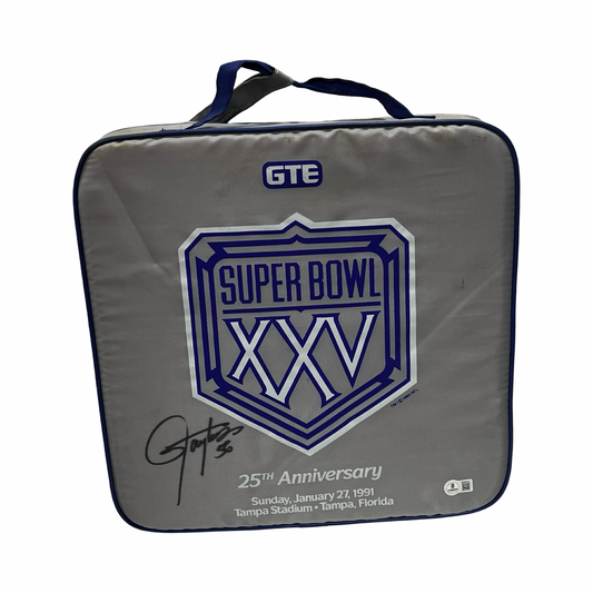 Lawrence Taylor Autographed New York Giants 1991 Super Bowl Seat Cushion Beckett