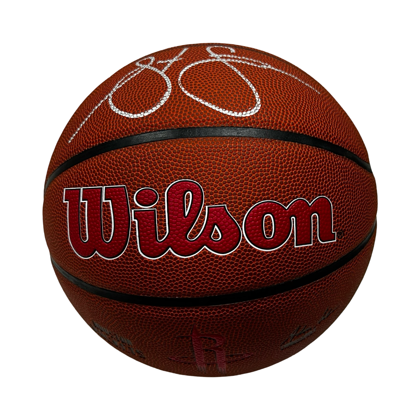 Steve Francis Autographed Houston Rockets Wilson Logo Basketball Beckett