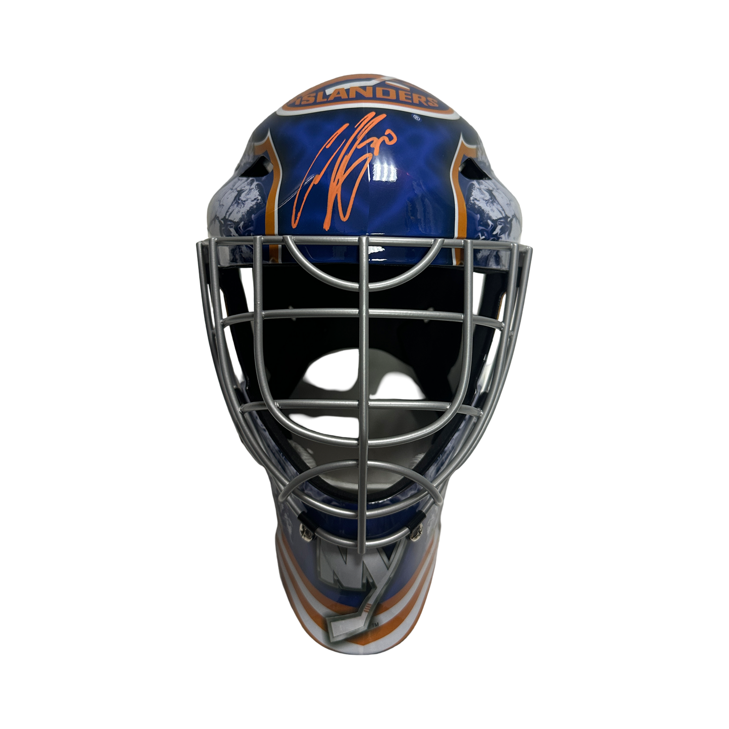 Ilya Sorokin Autographed New York Islanders Full Size Mask Signed Beckett BAS (KC)