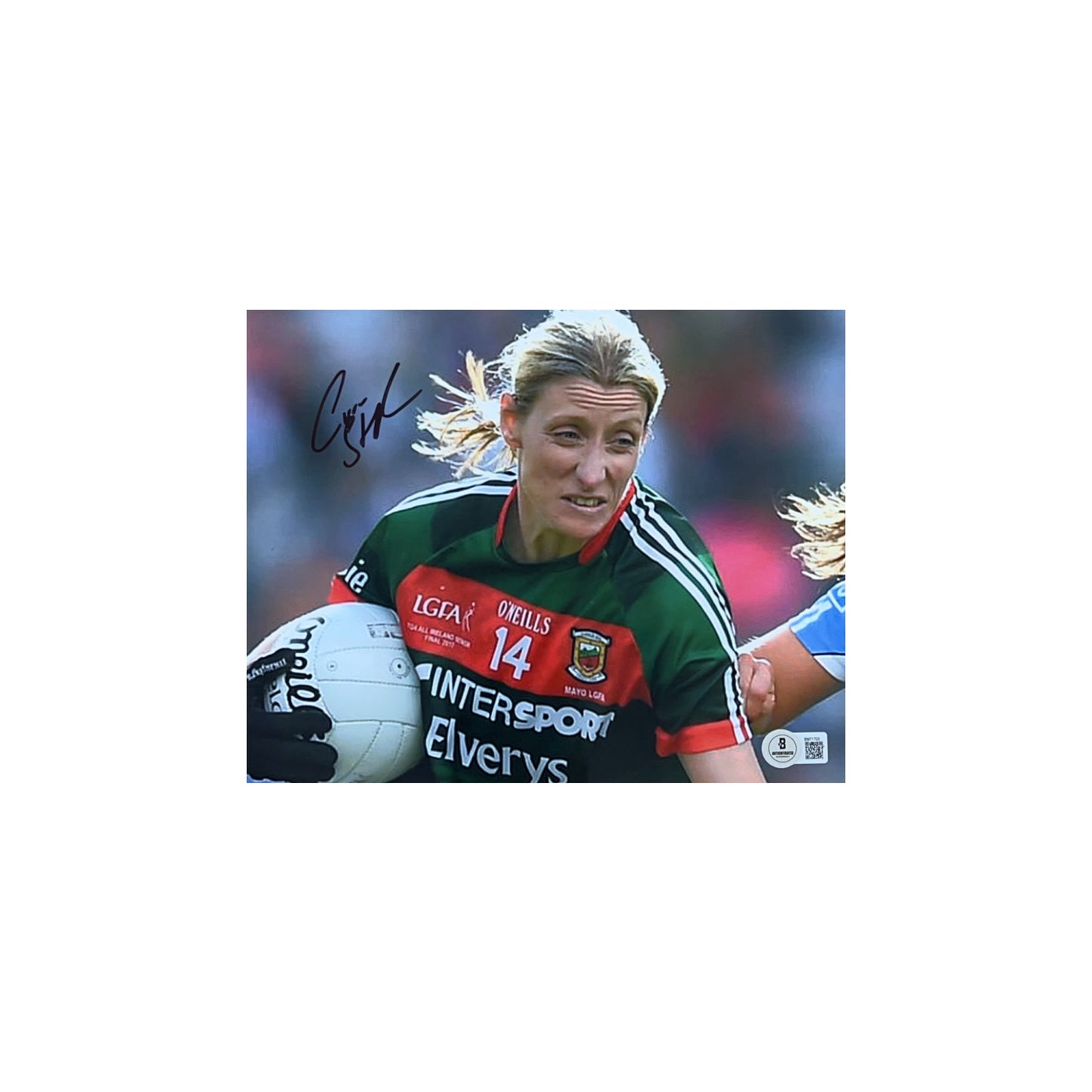 Cora Staunton Autographed Great Western Sydney Close-Up 8x10 Beckett