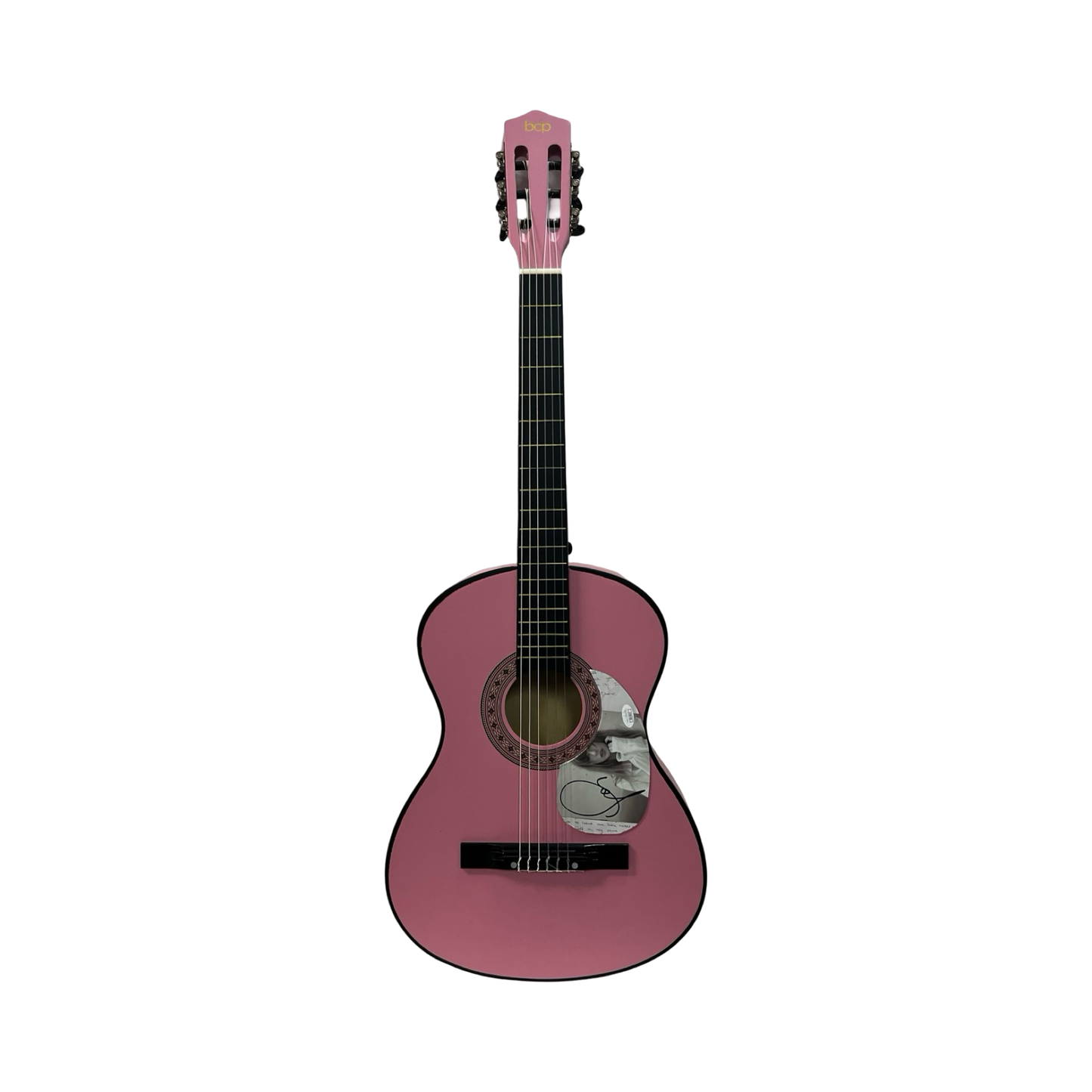 Taylor Swift Autographed Pink Guitar JSA