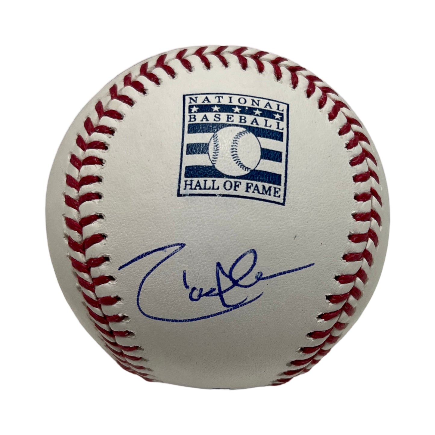 Randy Johnson Autographed Hall Of Fame Logo Ball JSA