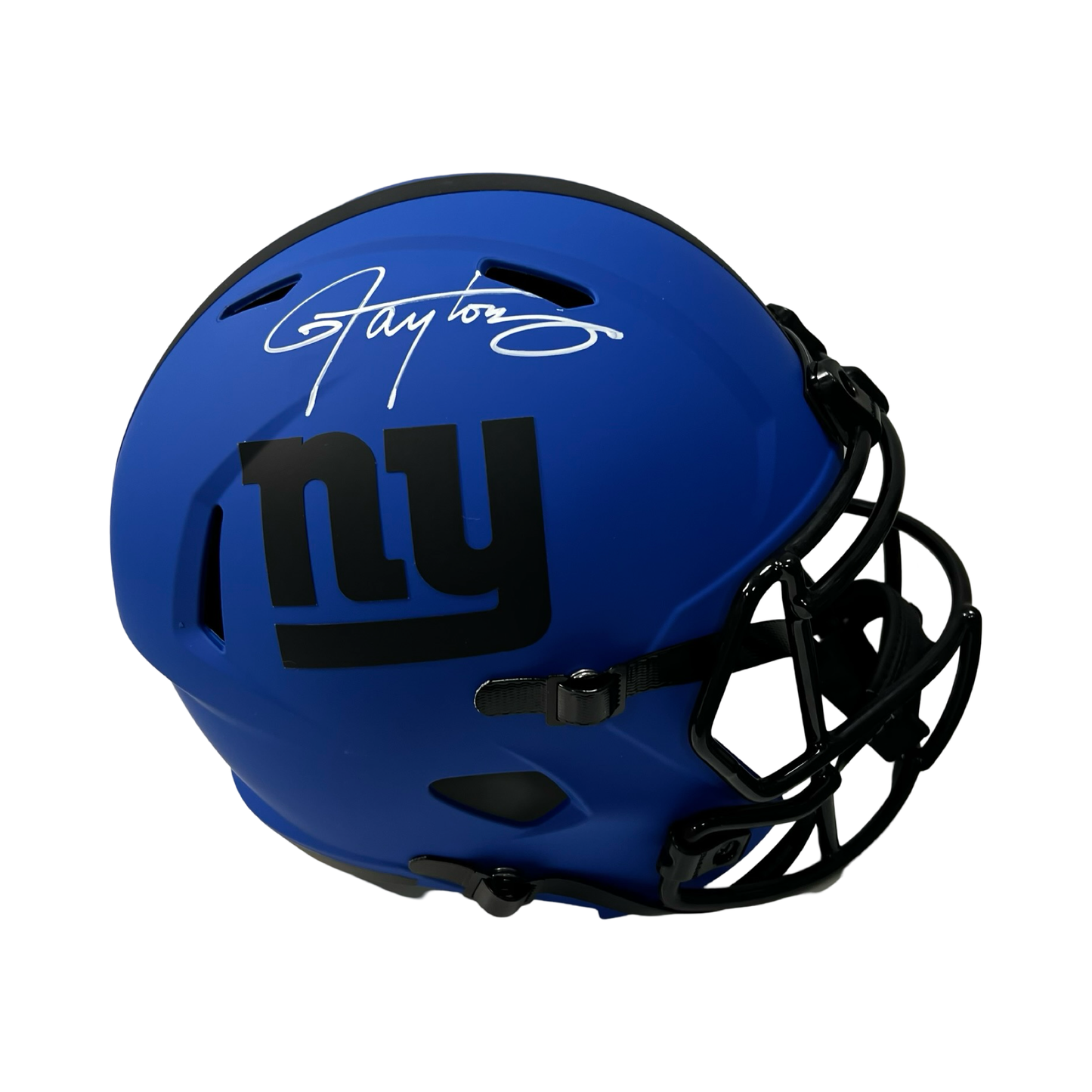 Lawrence Taylor Autographed New York Giants Rave Replica Helmet Beckett