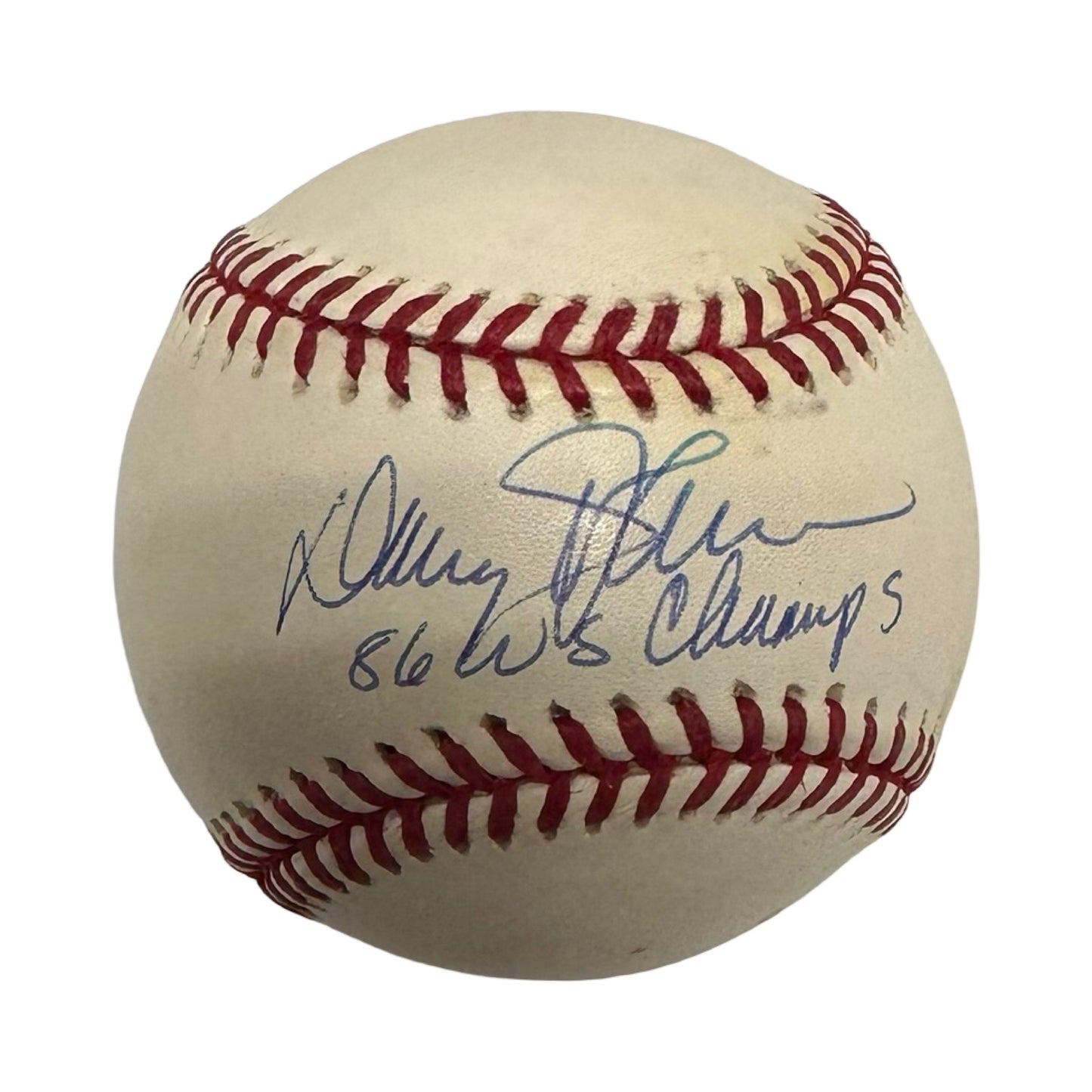 Davey Johnson Autographed OMLB Inscriebed 86 WS Champs Beckett