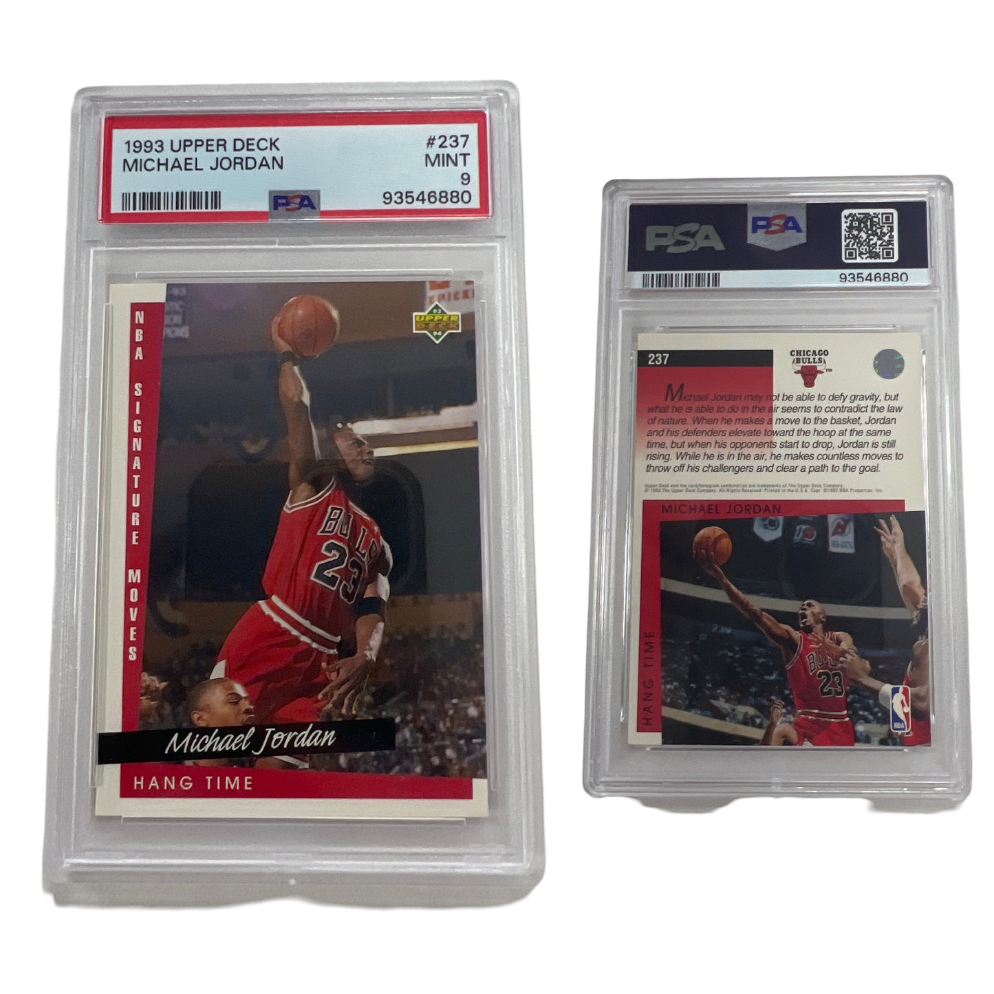 1993 Michael Jordan Upper Deck #237 PSA MINT 9