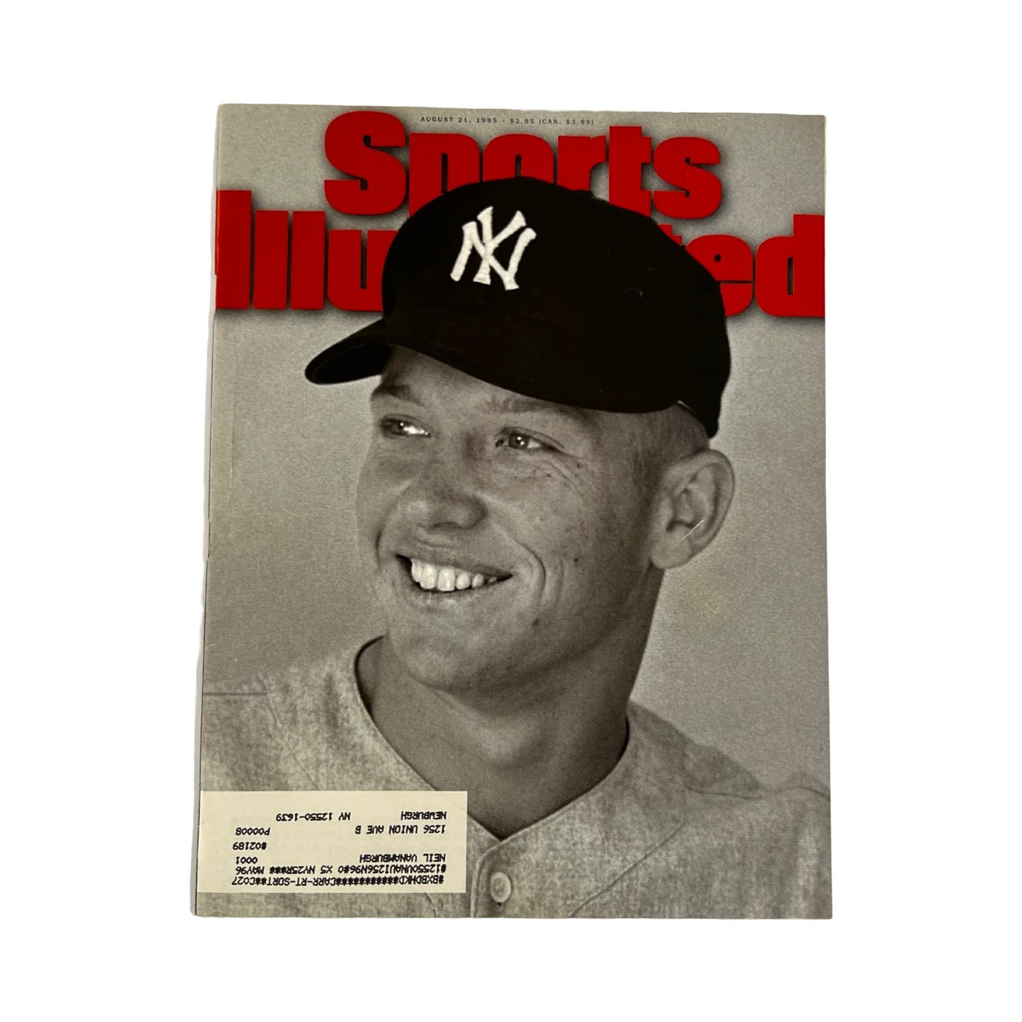 Mickey Mantle Sports Illustrated Magazine August 21st, 1995