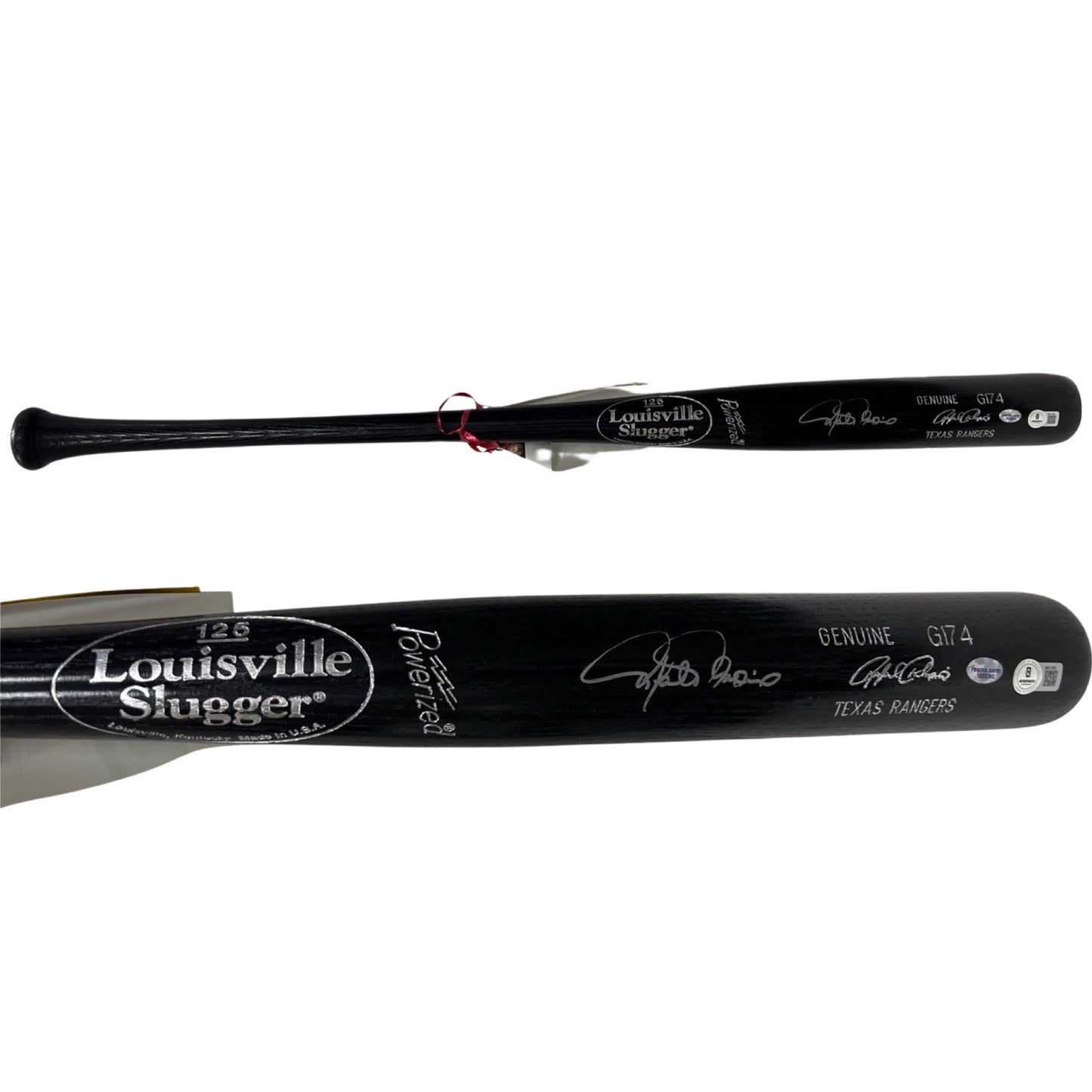Rafael Palmeiro Autographed Louisville Slugger Game Model Bat Beckett