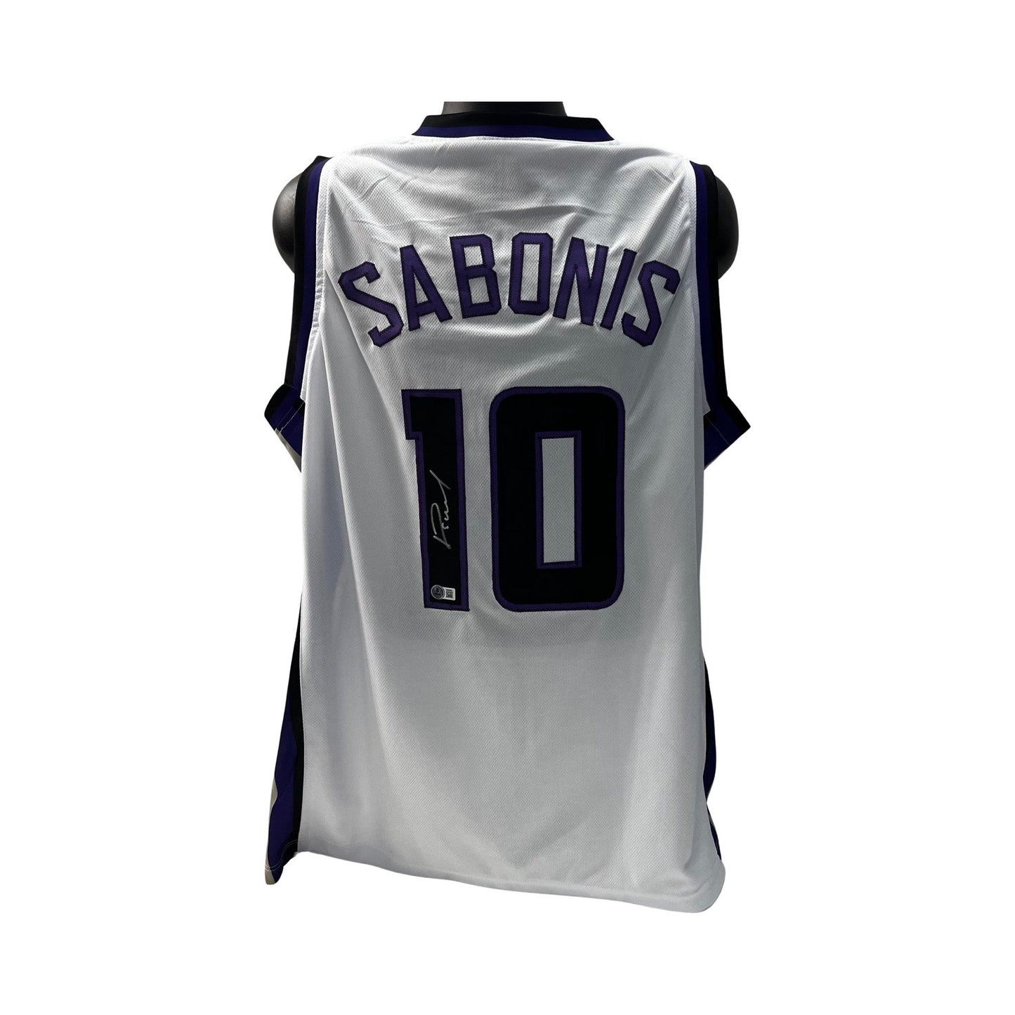 Domantas Sabonis Autographed Sacramento Kings White Jersey Beckett