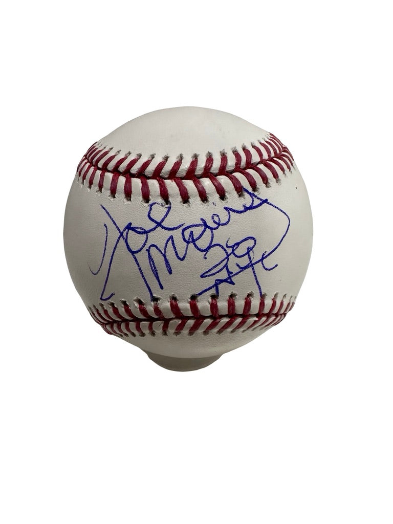 Joe Morris NY Giants Autographed Official Major League Baseball Beckett BAS