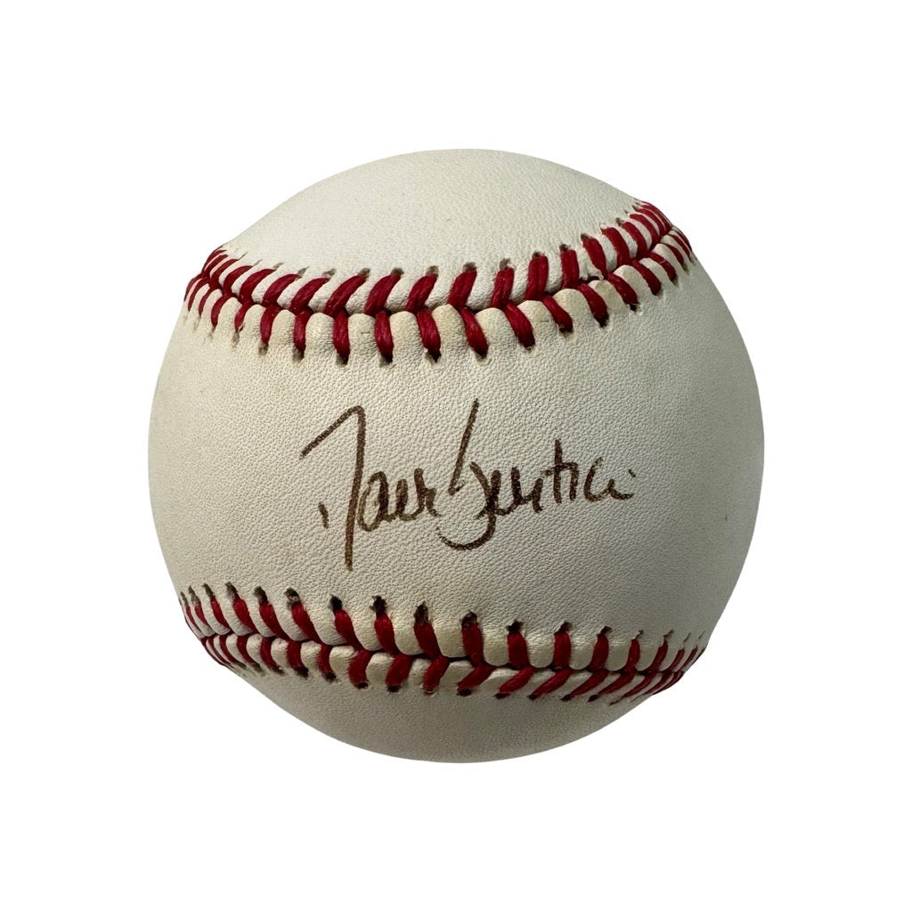 David Justice Autographed Official National League Baseball Beckett