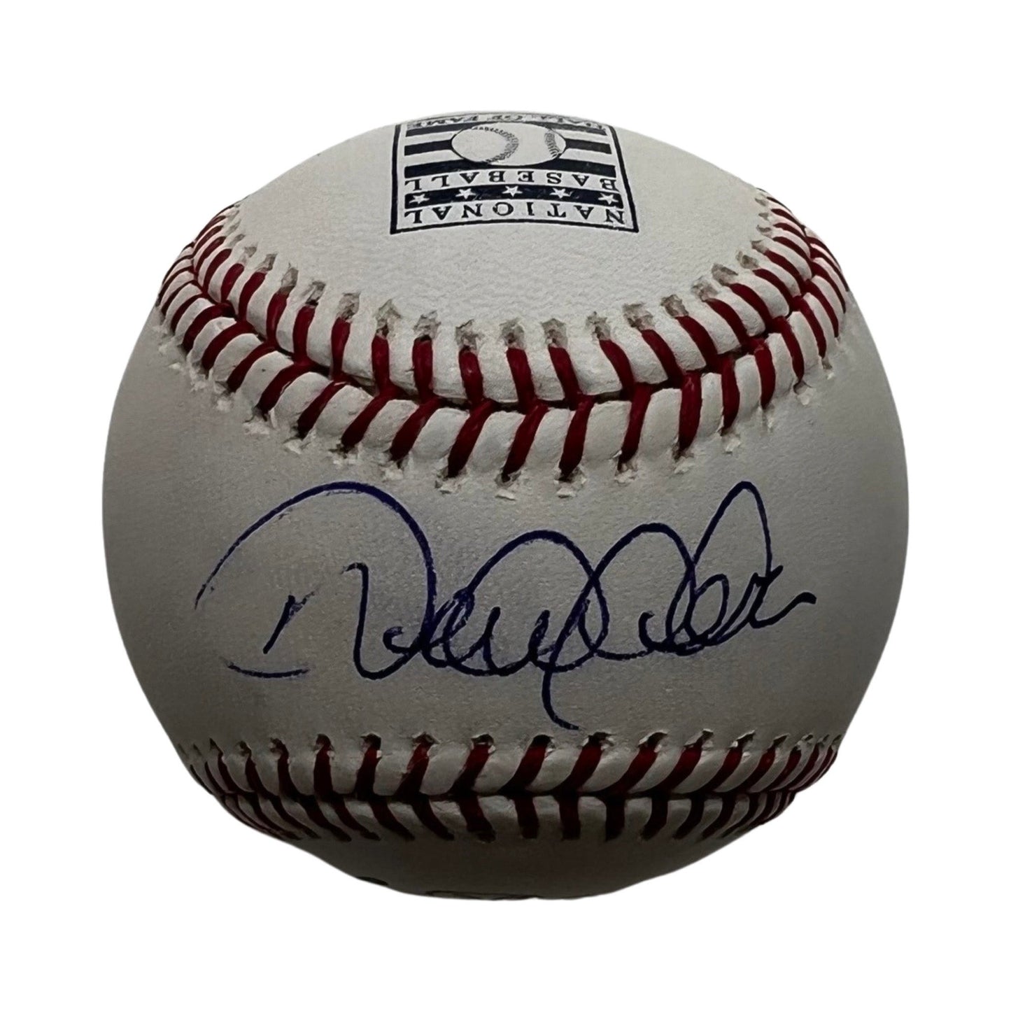 Derek Jeter Autographed New York Yankees Hall Of Fame Logo Ball JSA