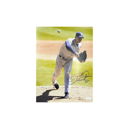 Charlie Morton Autographed Tampa Bay Rays 11x14 JSA