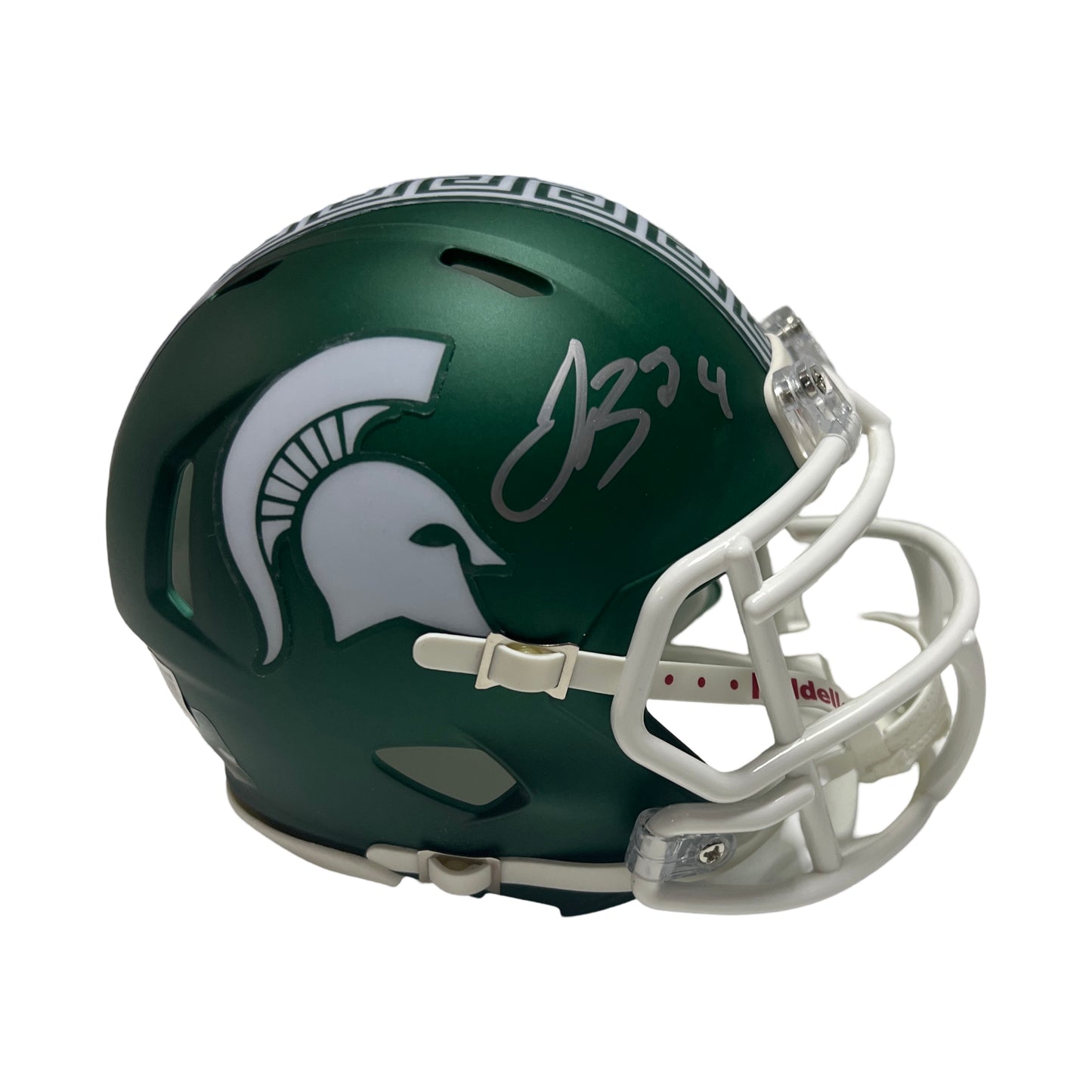 Le'Veon Bell Autographed Michigan State Speed Mini Helmet Beckett
